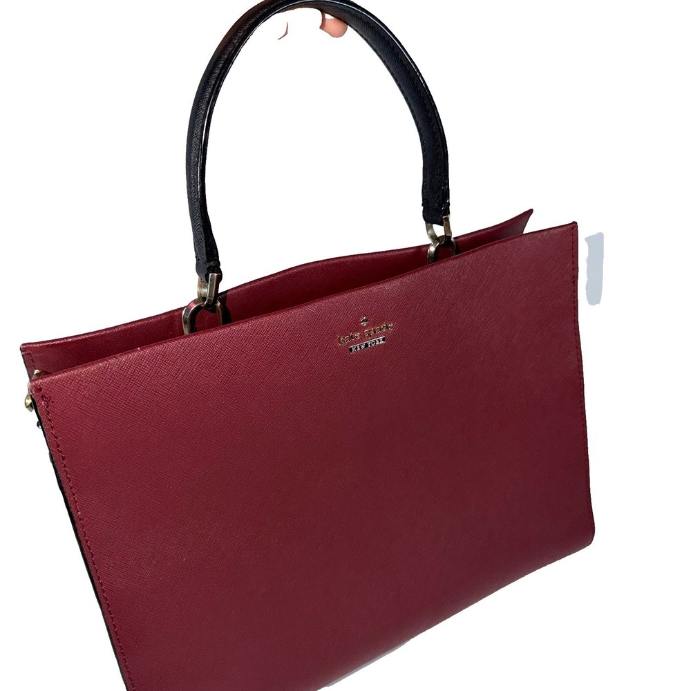 Kate Spade Purse New York Cameron Street Sarah Sienna Red Cream One‎ Size READ